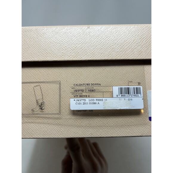 PRADA CAVALIERE Black 2011 EUC Knee High Harness SHOES BOOTS 39 - Picture 15 of 15